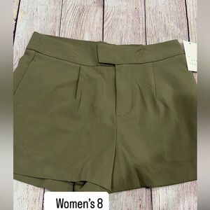 Olive Green Women's Shorts